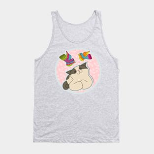 Missy & birds in rose Tank Top